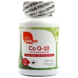 Zahler Co Q-10 100 mg - 60 Cápsulas em Gel: Energia e Saúde Cardiovascular para Você