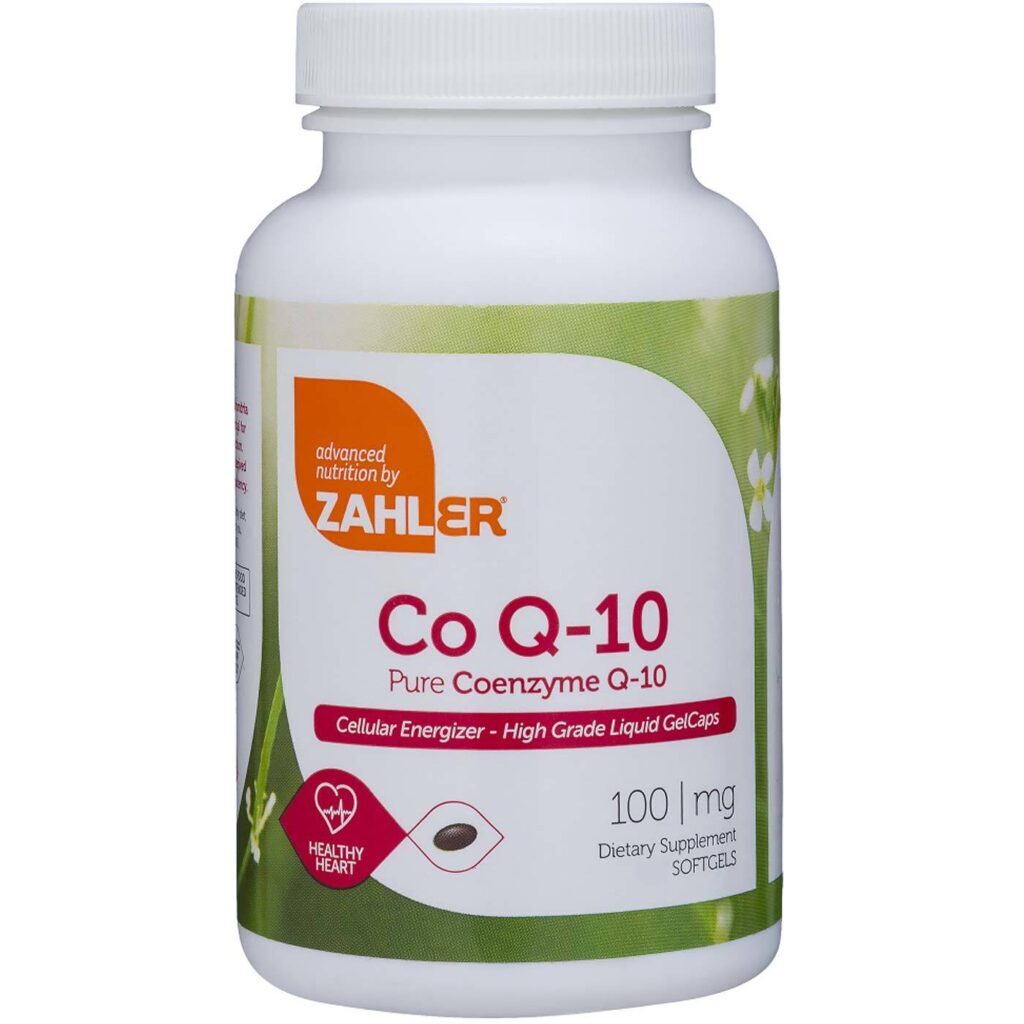 Zahler Co Q-10 100 mg Coenzima Q-10 Pura - 120 Cápsulas em Gel