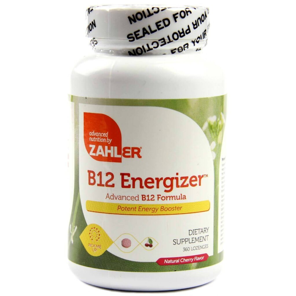 B12 Energizer Zahlers Cherry 360 Pastilhas: Vitamina B12 para Energia e Bem-Estar no Brasil