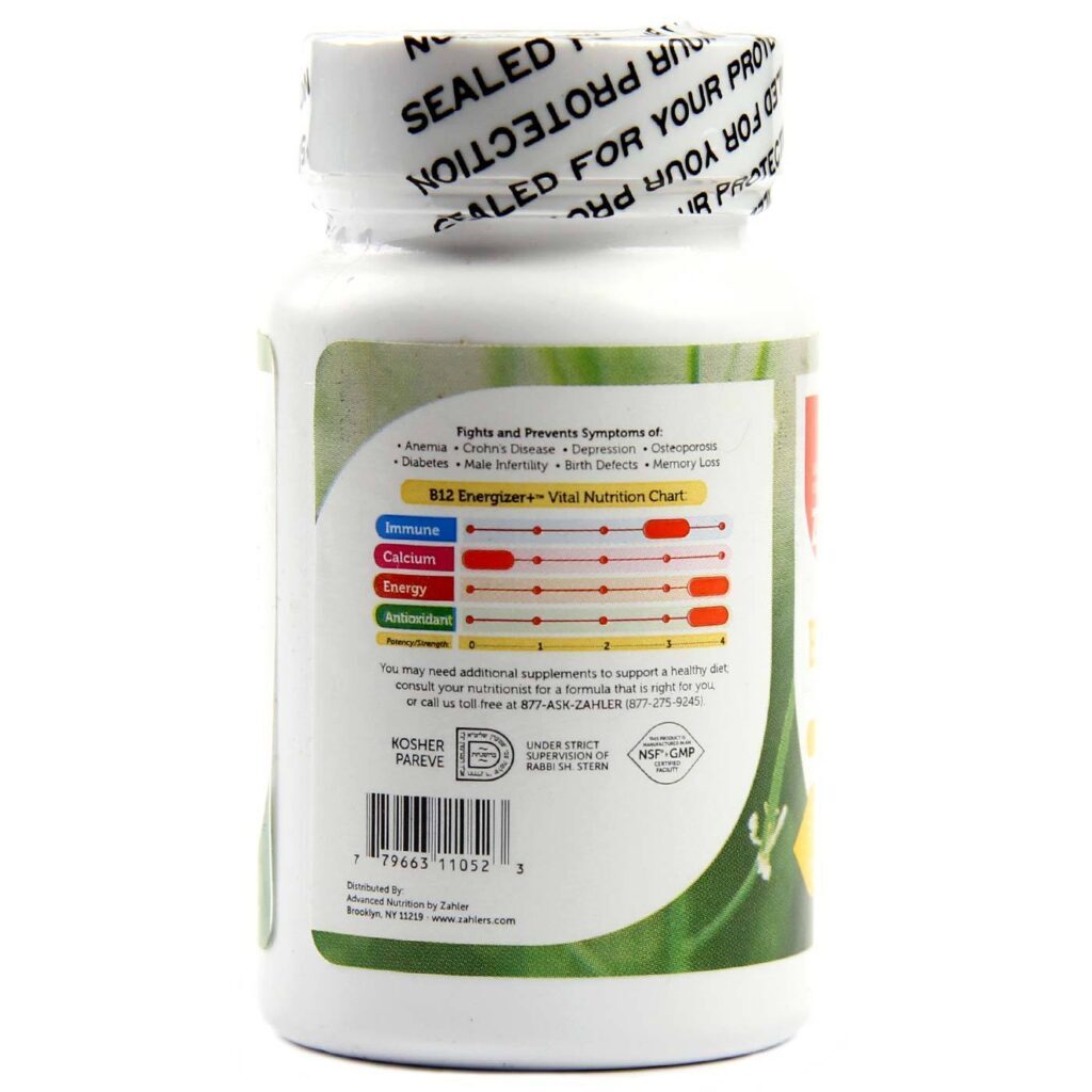 Zahlers B12 Energizer+ 5mg Cereja - 120 Pastilhas: Energia e Vitalidade para o Brasil - Imagem 3