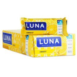 Luna Bars: 15 Barras de Nutrição Completa Raspas de Limão para Mulheres
