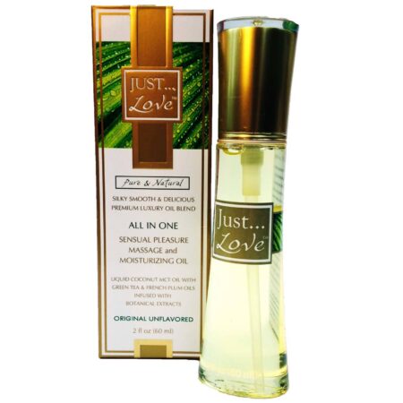 Just Pure Essentials, JUST Love™ - Óleo Hidratante, Lubrificante e de Massagem - 2 oz (60mL)