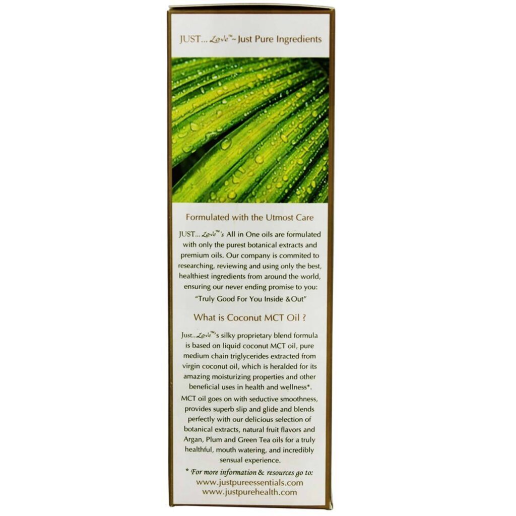 JUST Love™ Óleo Hidratante e Lubrificante 60ml - Just Pure Essentials - Imagem 4