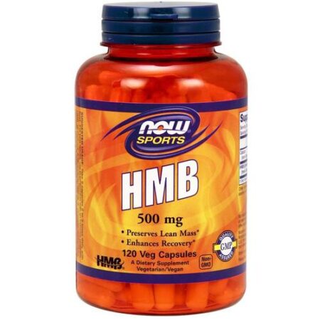 Now Foods, HMB 500 Mg - 120 Cápsulas Vegetarianas