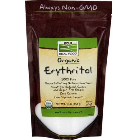 Now Foods Orgânico Erythritol - 1 lb