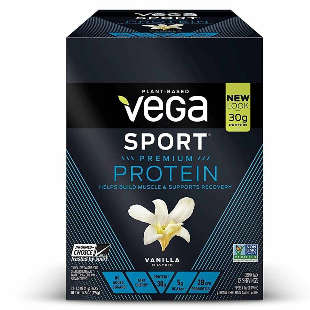 Vega Proteína Premium Sport Baunilha 497g - Nutrição Superior para Atletas Brasileiros
