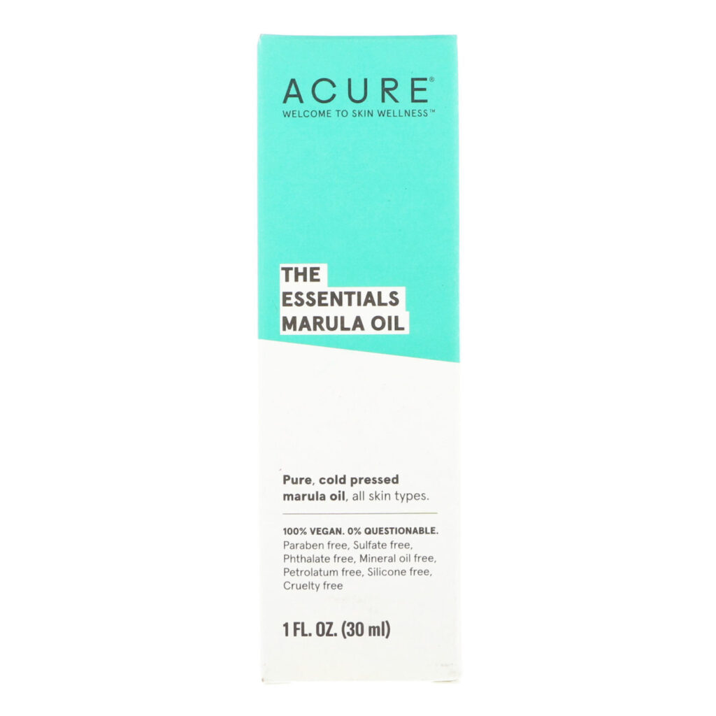 Acure Óleo de Marula Orgânica 30ml - Nutrição Profunda para Pele e Cabelos