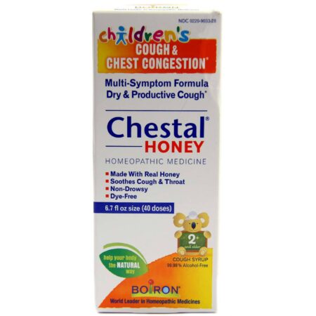 Boiron, Chestal® Mel para Tosse e Congestão no Peito (Infantil) - 6.7 fl oz (40 doses)