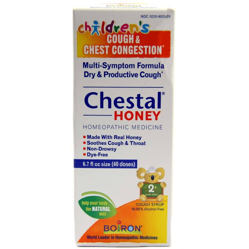 Boiron Chestal Mel para Tosse e Congestão Infantil - 200ml (40 Doses)