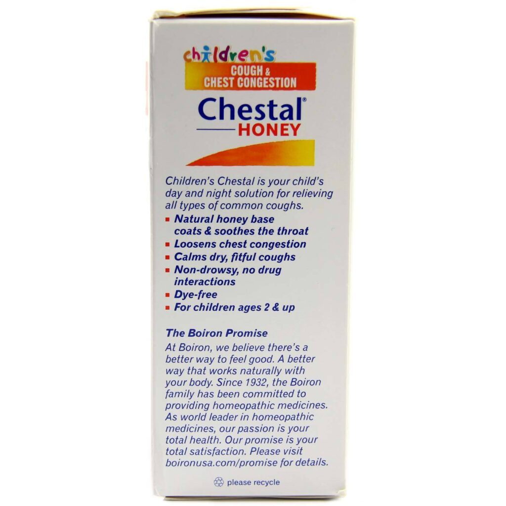 Boiron Chestal Mel para Tosse e Congestão Infantil - 200ml (40 Doses) - Imagem 4