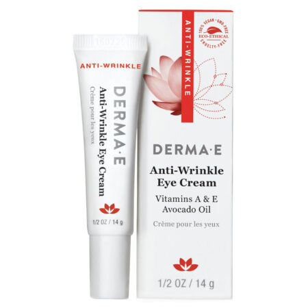 Derma E, Creme Anti-rugas com Vitamina A para os Olhos - 1/2 oz (14g)