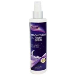 Life-Flo Magnésio Óleo Night Spray 8 oz (237ml) - Sono Reparador e Relaxamento Profundo