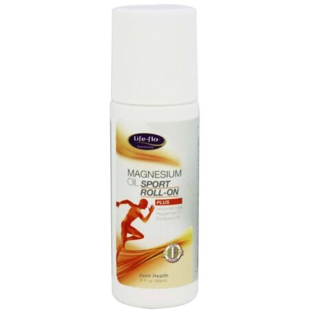 Life-Flo, Óleo de Magnésio Sport Roll-On - 89 ml (3 oz)