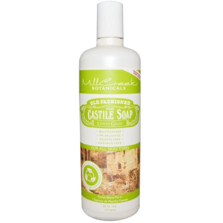 Mill Creek Old Fashioned Pure Castile Soap, Limãograss - 16 fl oz