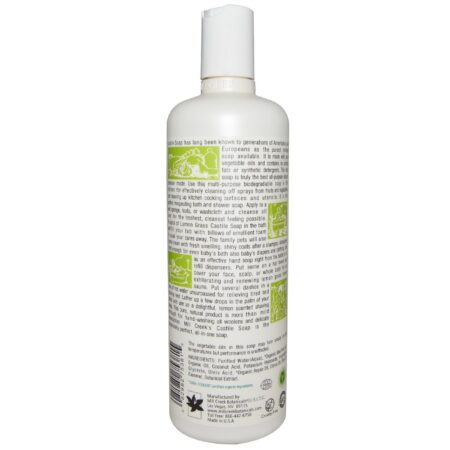 Mill Creek Old Fashioned Pure Castile Soap, Limãograss - 16 fl oz - Image 2