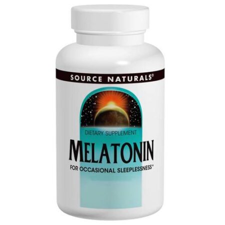 Source Naturals, Melatonina 1 mg - 200 Cápsulas Vegetarianas