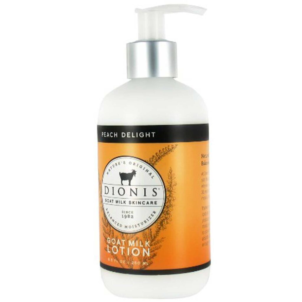 Loção Dionis Goat Milk Fruit and Spice Peach Delight - 241g Hidratante Pele
