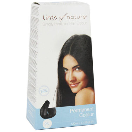 Tints of Nature, Tintura Permanente Para Cabelo - 2N Castanho Natural Super Escuro - 130 ml (4.4 fl oz)