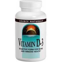 Source Naturals Vitamina D 1000 UI – 200 Tabletes: Saúde Óssea e Imunidade para Você