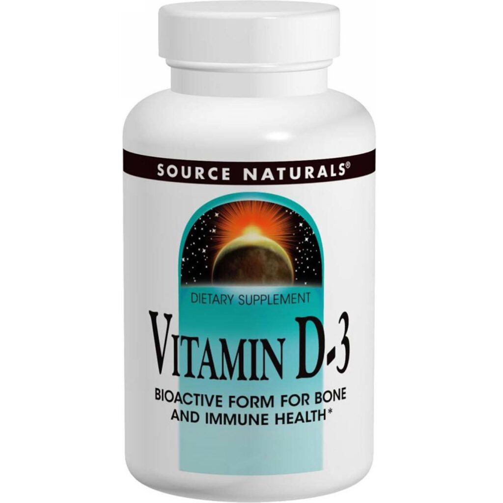 Source Naturals Vitamina D 1000 UI - 200 Tabletes: Saúde Óssea e Imunidade para Você