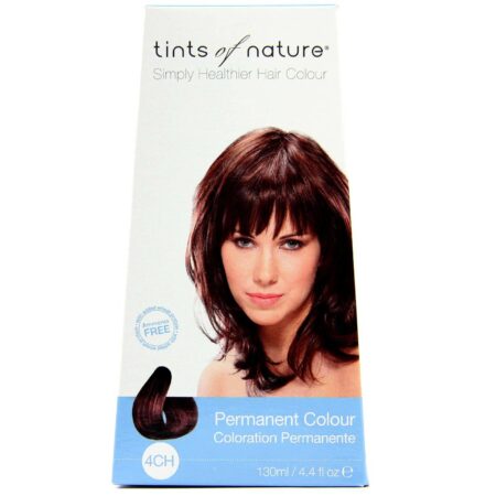 Tints of Nature Permanent Color, Castanho - 4CH Rich Chocolate - 4.4 fl oz