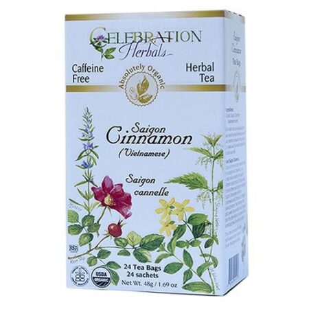 Celebration Herbals, Chá de Canela - Saigon - 24 Sacos de Chá