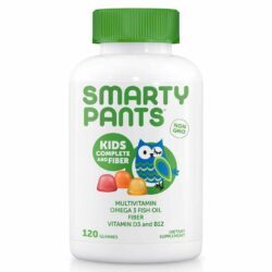 SmartyPants Vitaminas Completas Kids + Fibra - 120 Gomas: Saúde e Digestão Infantil