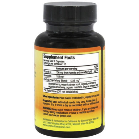 Summer Life Naturals Imunológico Impact: Fortalecimento Imunológico com 30 Cápsulas - Imagem 2
