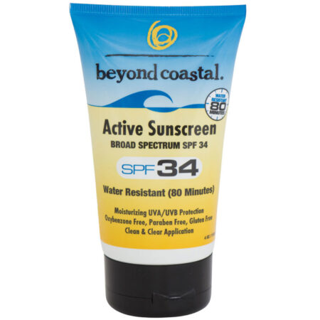 Beyond Coastal Active Protetor Solar, SPF 34 - 4 oz