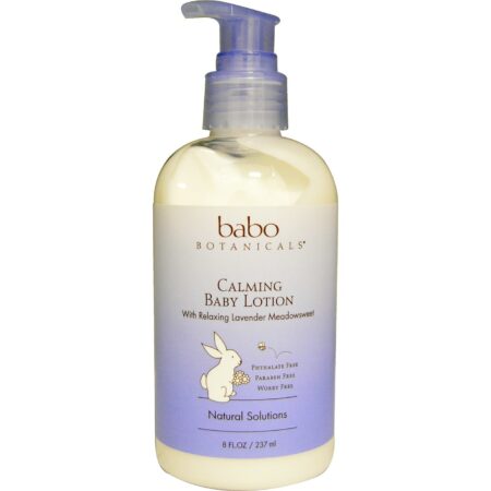 Babo Botanicals, Loção Calmante Baby, Lavanda - 237 ml