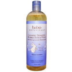 Babo Botanicals Bebê Xampu e Banho de Espuma com Lavanda - Calmante - 443ml