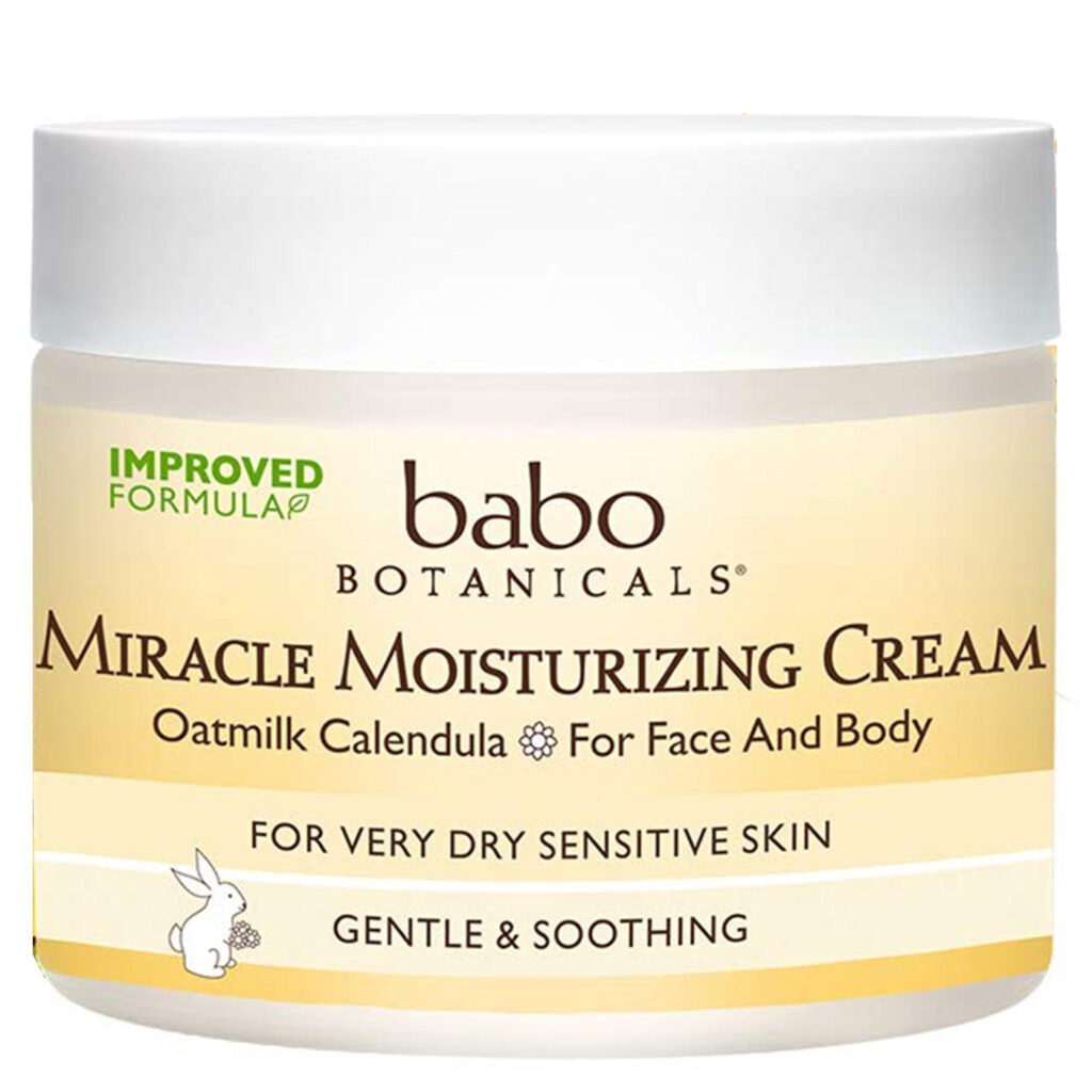 Babo Botanicals Creme Hidratante Facial Miracle - 57g (2 oz) para Pele Radiante e Saudável