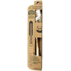 Senzacare Escova de Dentes Bambu Ultra Soft Adulto - 1 Unidade: Higiene Bucal Sustentável e Confortável