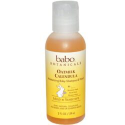 Babo Botanicals Bebê Xampu & Wash Calêndula 59ml - Suave e Hidratante