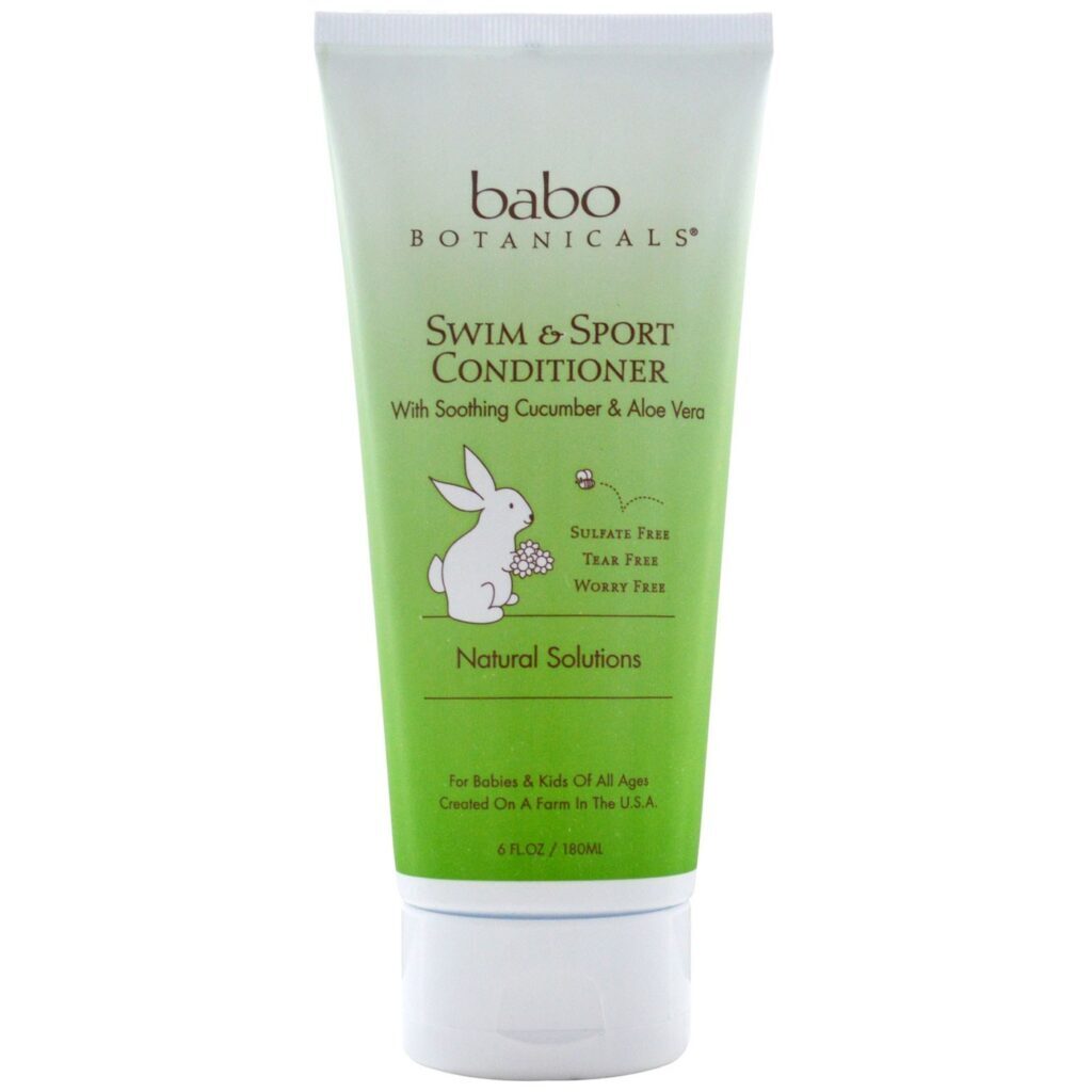 Babo Botanicals Condicionador Natação Esportes Pepino Aloe 180ml (6 fl oz)