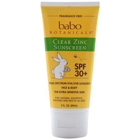 Babo Botanicals, Protetor Solar Zinco, FPS 30 - 89 ml