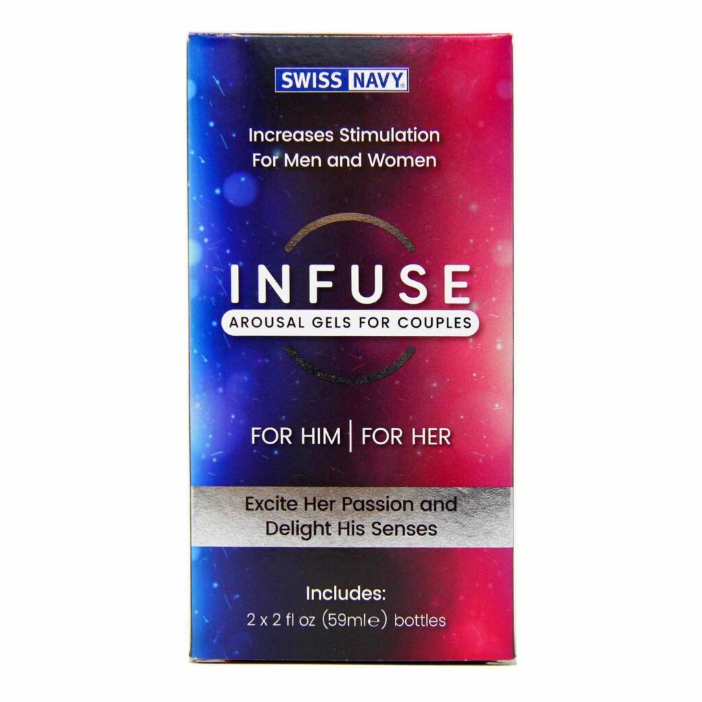 Swiss Navy Infuse Lubrificante Íntimo 25 ml + 25 ml - Aumente o Prazer e Conforto