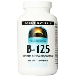 Source Naturals Complexo Vitamina B-125: Mais Energia e Bem-Estar - 180 Comprimidos