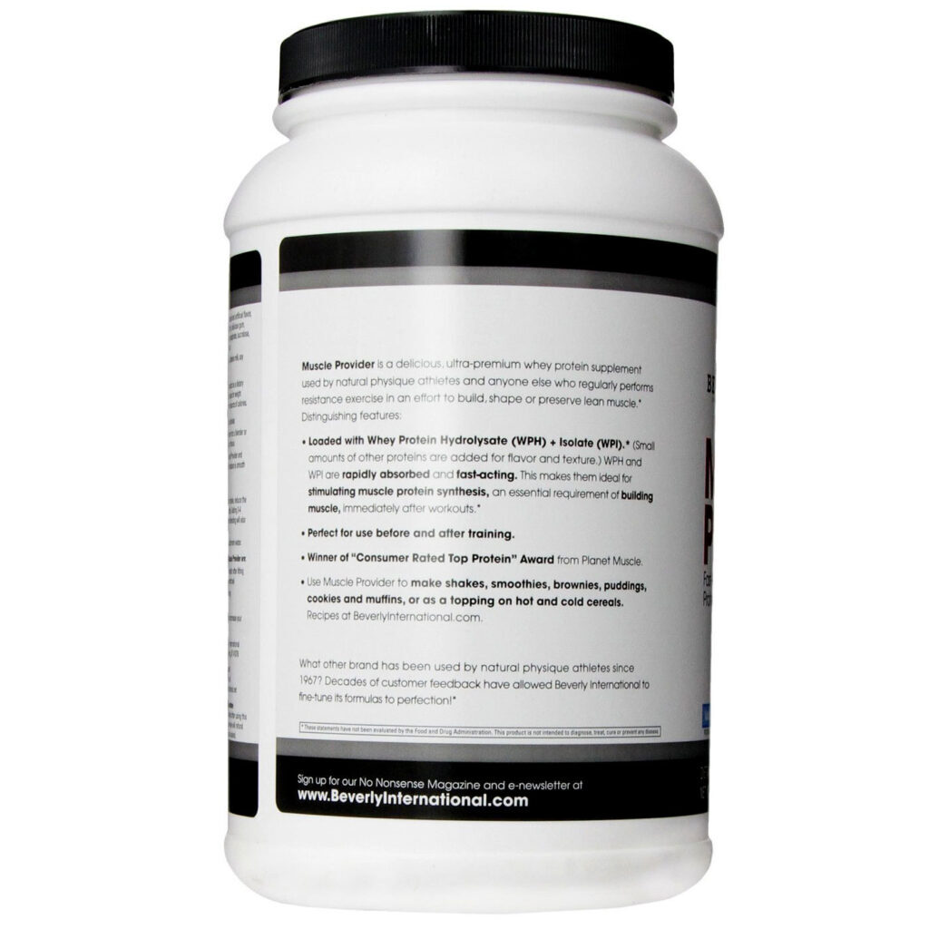 Beverly International Provedor de Massa Muscular Baunilha 870g (Ganhos Musculares) - Imagem 3