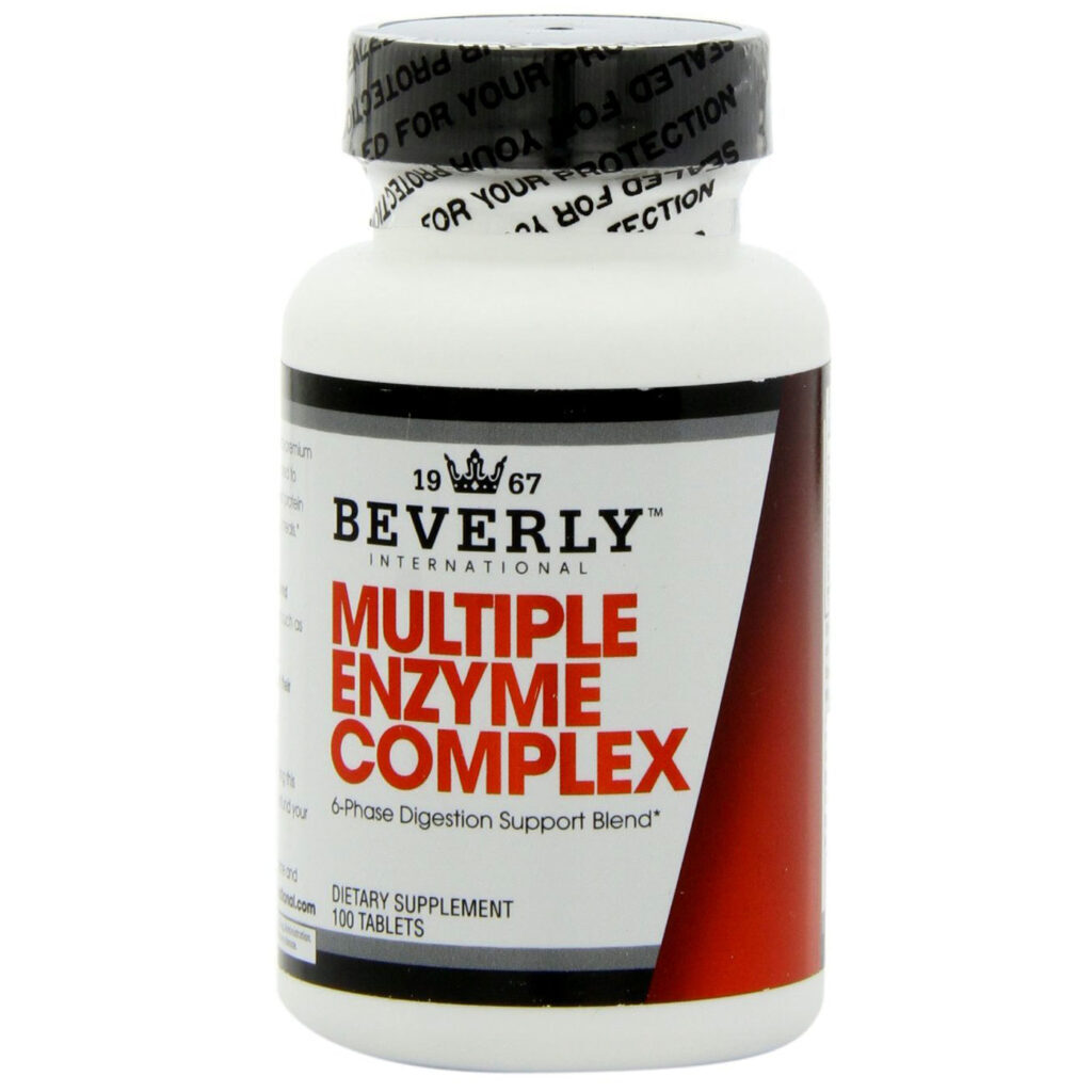 Beverly International Multiple Enzyme Complexo - 100 Tabletes: Otimize sua Digestão e Absorção de Nutrientes