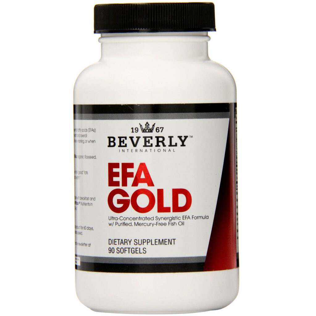 Beverly International EFA Gold - 90 Cápsulas em Gel: Ácidos Graxos Essenciais para Saúde e Bem-Estar no Brasil