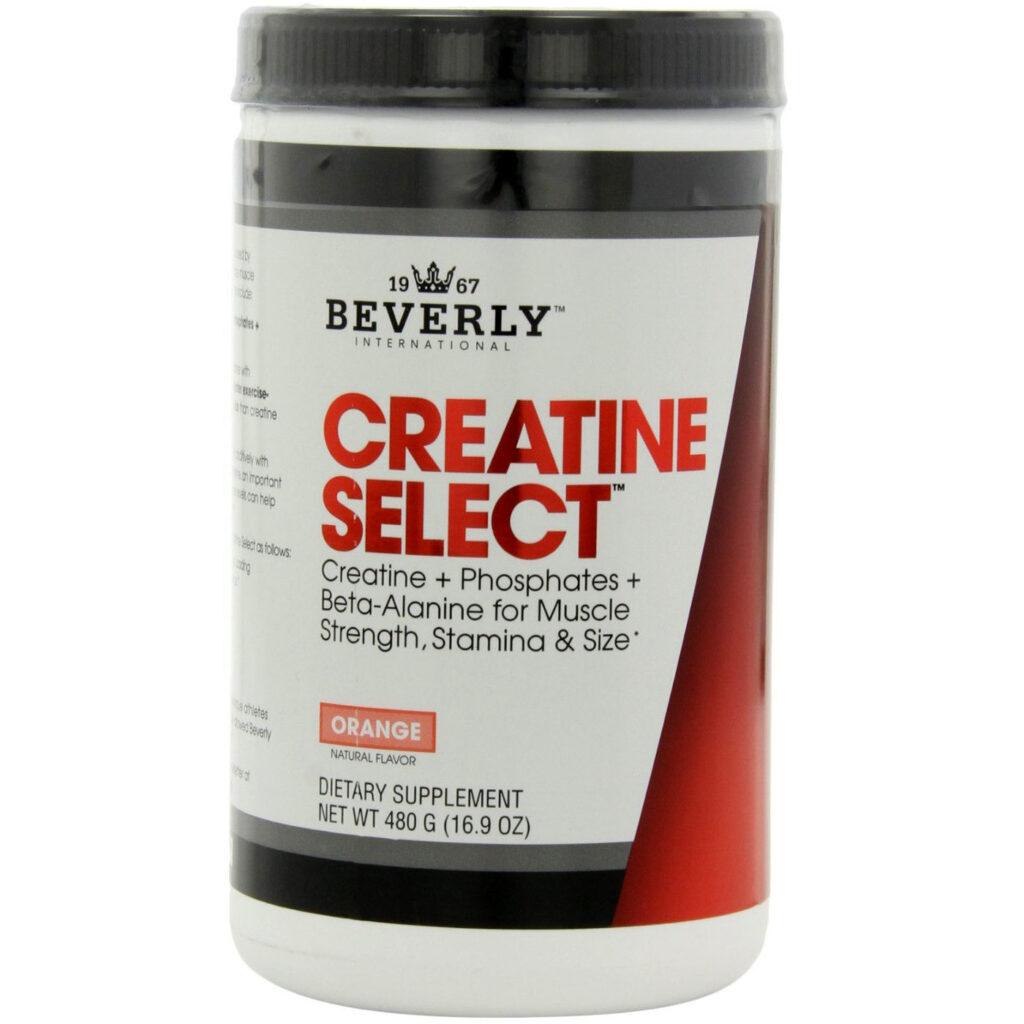Beverly International Creatina Select Laranja 480g - Energia e Performance Muscular