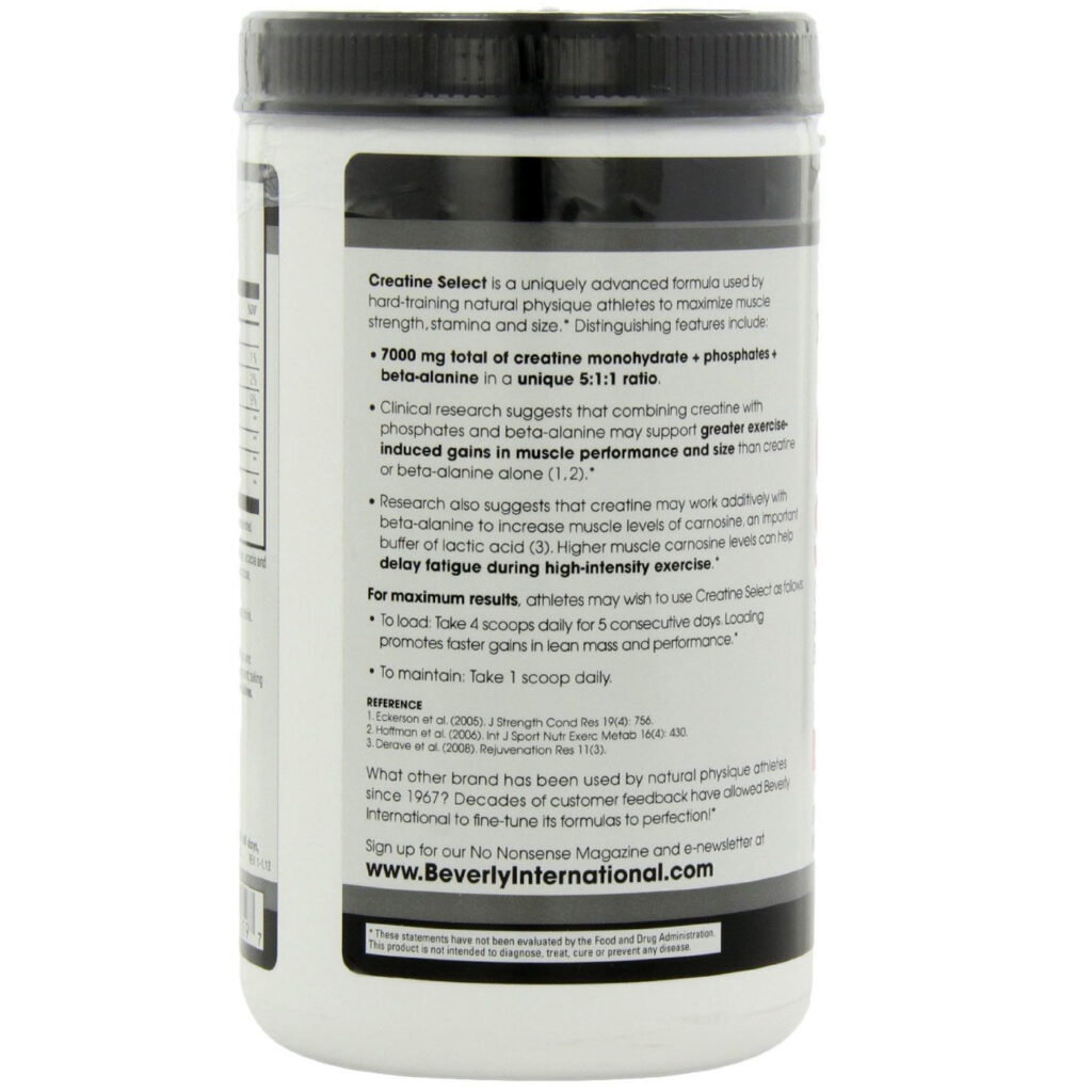 Beverly International Creatina Select Laranja 480g - Energia e Performance Muscular - Imagem 3