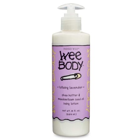 Indigo Wild Wee Body Bebê Lotion, Lullaby Lavender - 8 fl oz