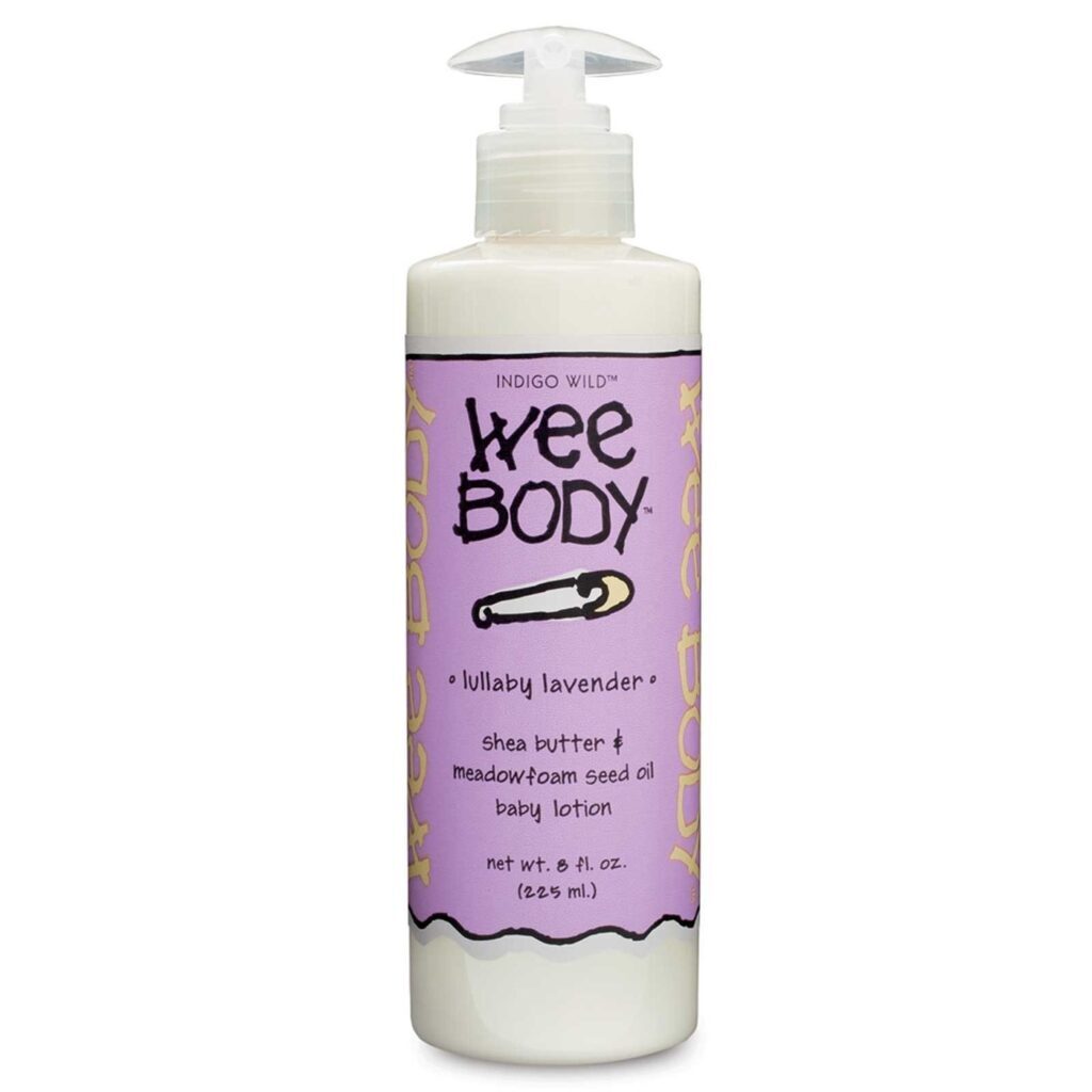 Loção Corporal Indigo Wild Wee Body Lullaby Lavender - Hidratação Suave para Bebê 237ml