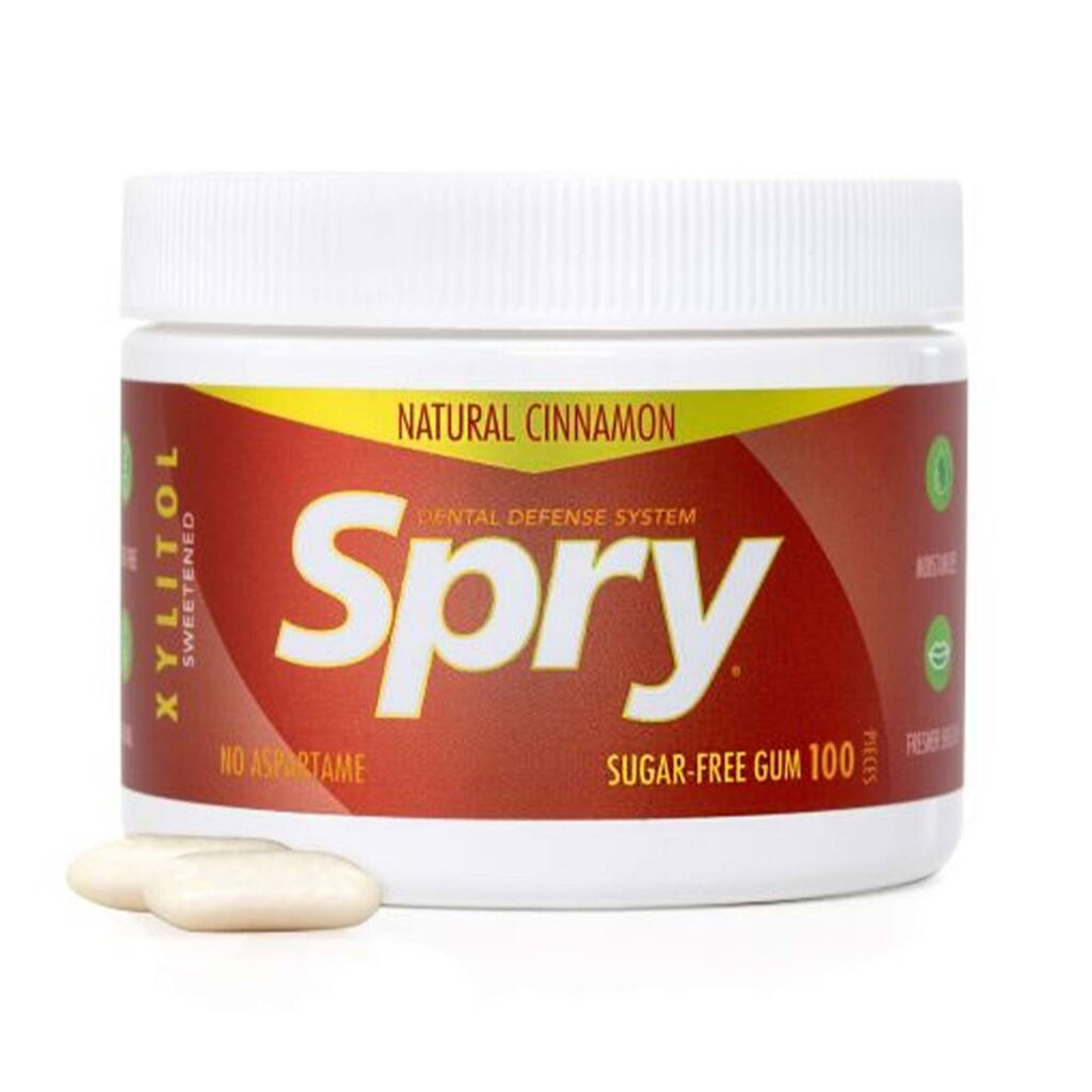 Xlear Goma de Mascar Spry Canela - 100 Unidades: Refrescância e Bem-Estar Bucal - Imagem 2