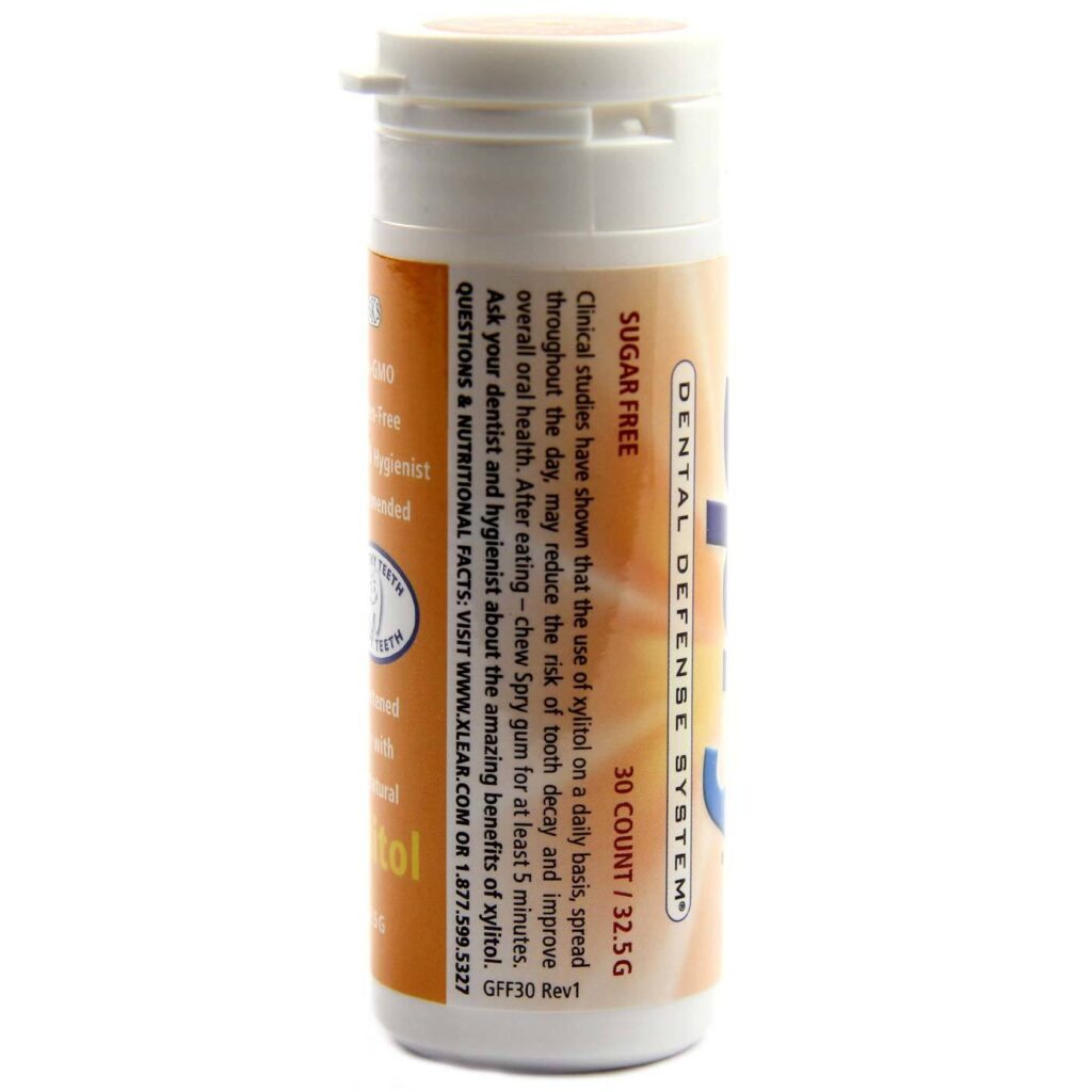 Xlear Spry Chiclete Fruta Fresca - 6 Pacotes com 30 Unidades Cada - Imagem 4