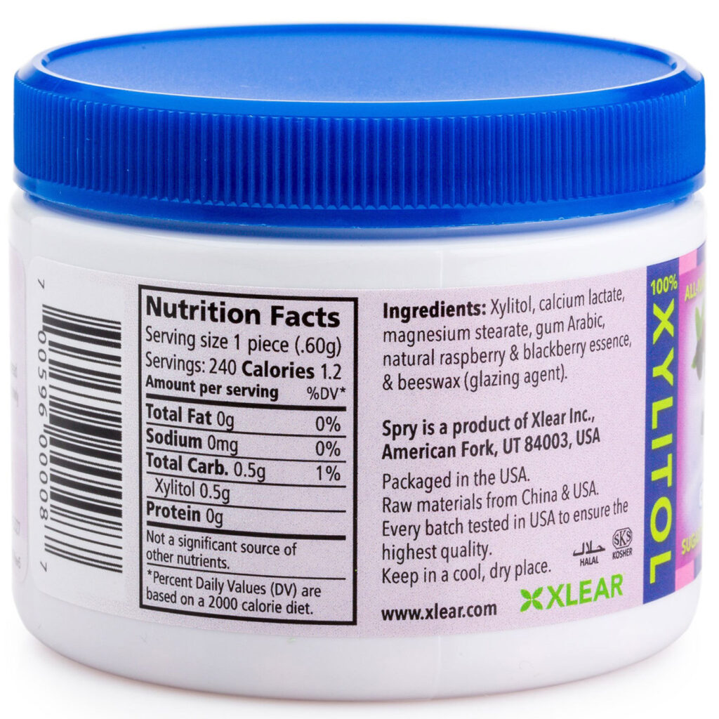 Xlear Spry Hortelã Explosão de Frutos - 240 Unidades | Melhor Preço Brasil - Imagem 2