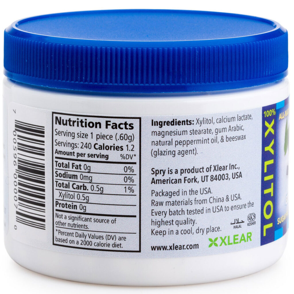 Xlear Spry Mints Hortelã-pimenta - 144g Refrescância e Bem-Estar Oral - Imagem 2
