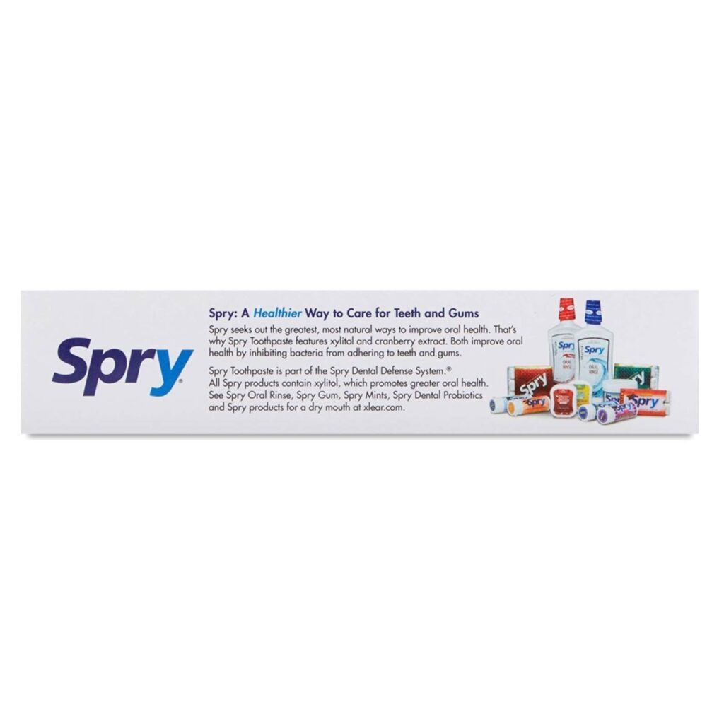 Xlear Spry® Creme Dental Hortelã-Pimenta - 141 g: Higiene Bucal Pura e Refrescante - Imagem 3